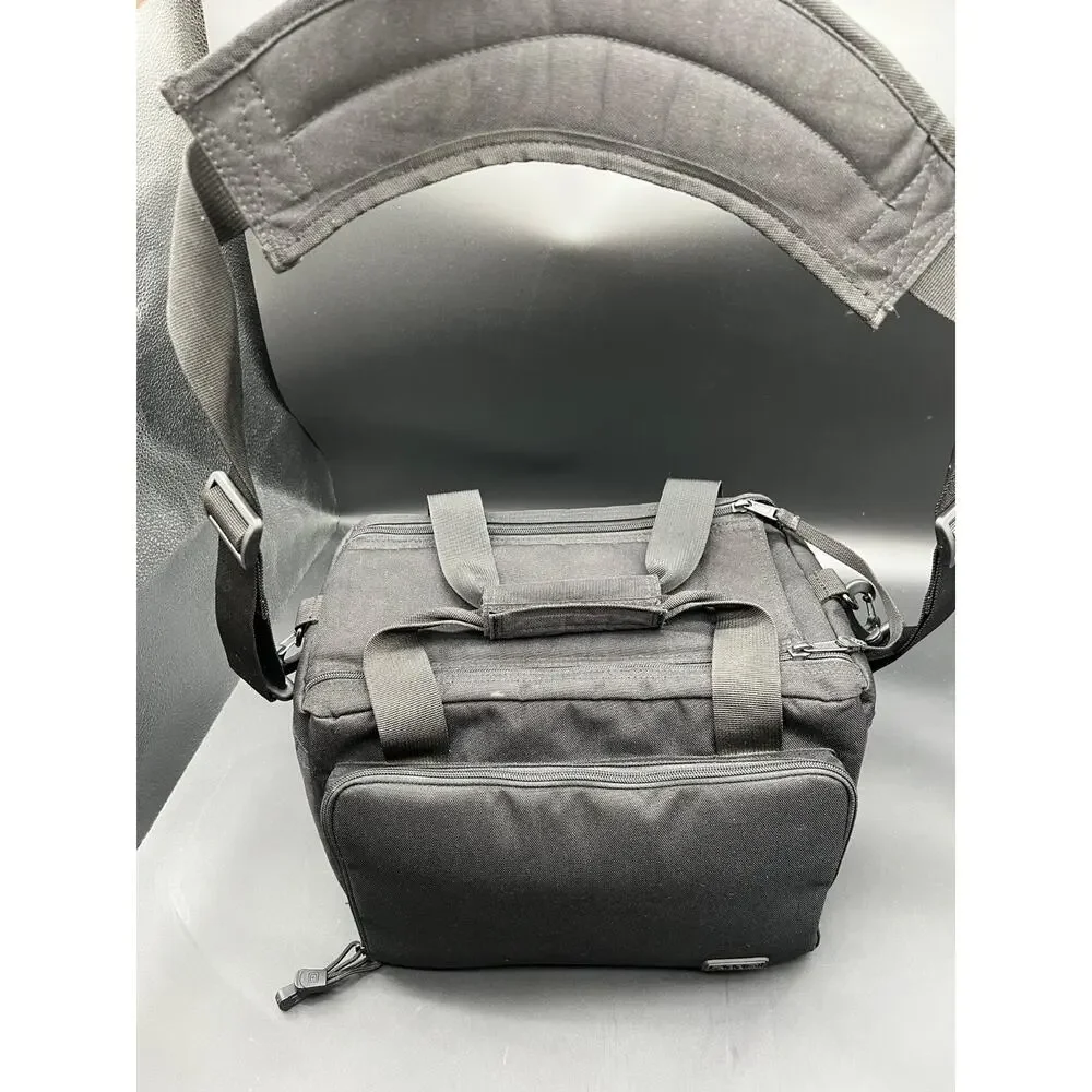 5.11 Tactical Range Bag Black Padded Handgun Gear Organizer Shoulder Carry Case - Picture 2 of 9